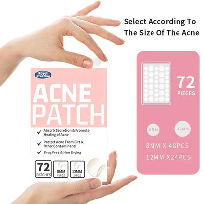 Invisible Hydrocolloid Acne Patches