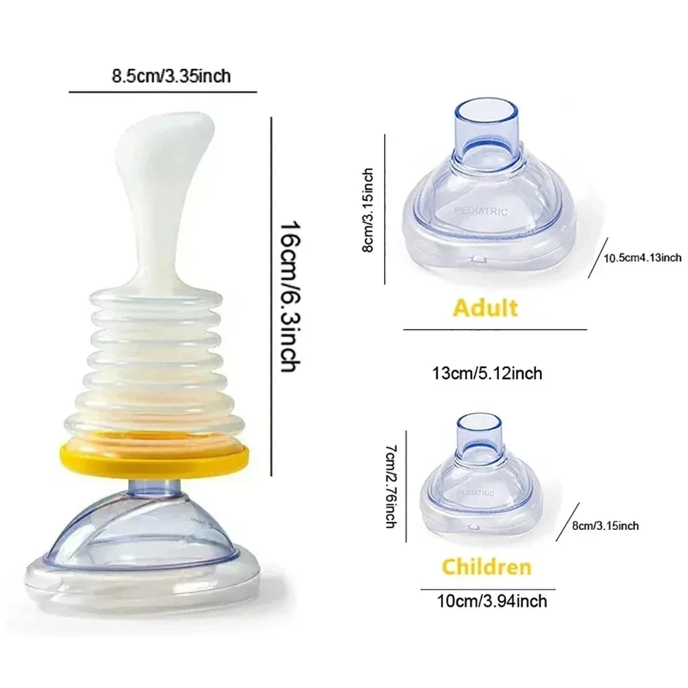 Portable Airway Suction Device for Children and Adults