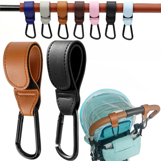 Leather Baby Stroller Hook